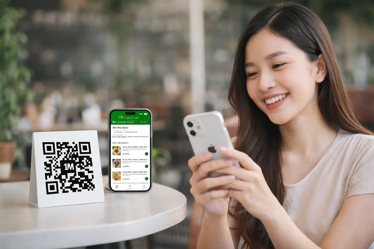 Online menu ordering hero